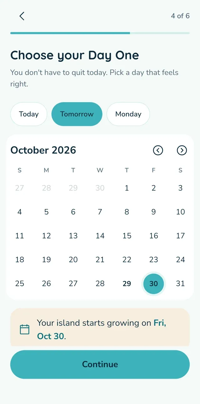 Choose your Day One.